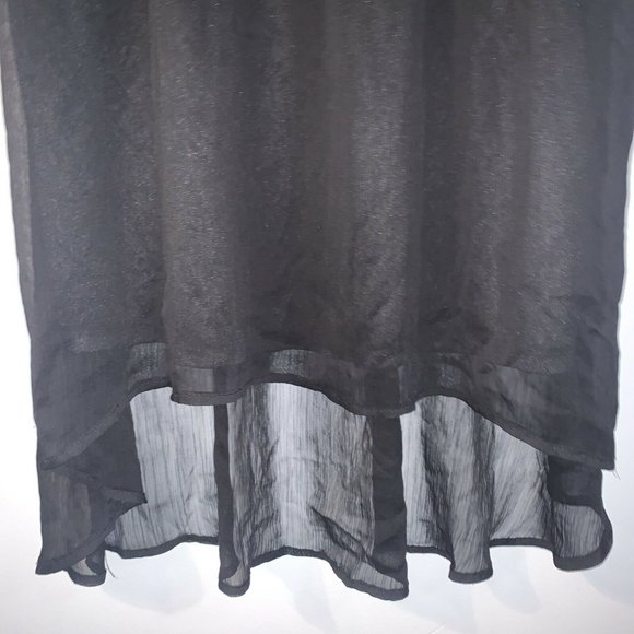 No Boundaries Womens Cocktail Dress Black Elastic Waist Lace Flow Back XXL - Picture 5 of 7